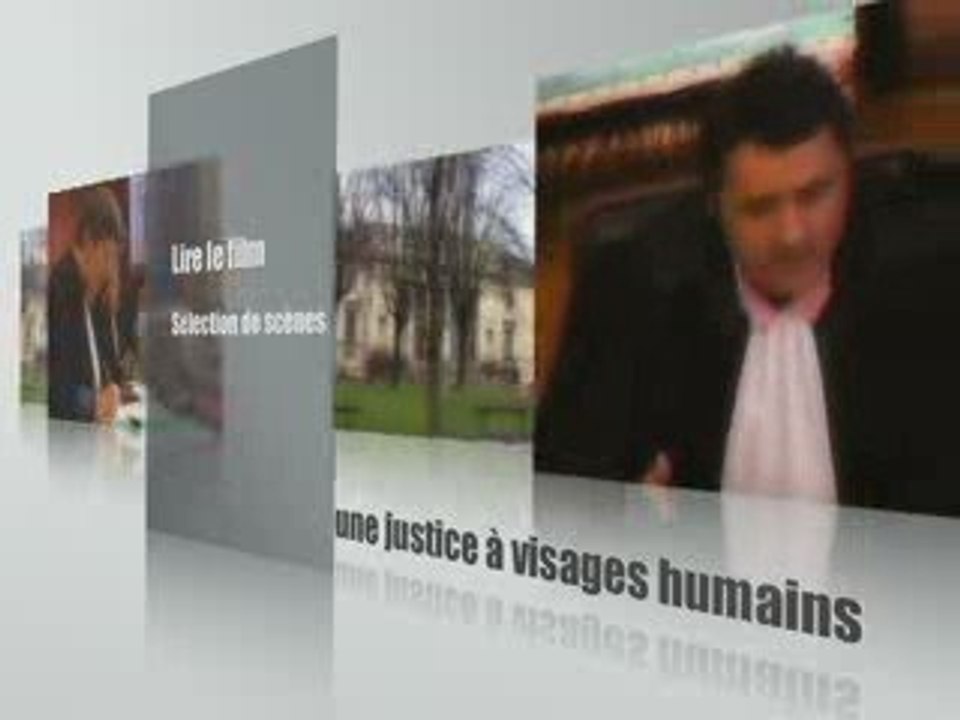 Menu DVD - Une justice à visage humain