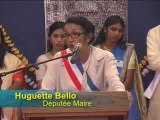 Huguette Bello discours à La Saline