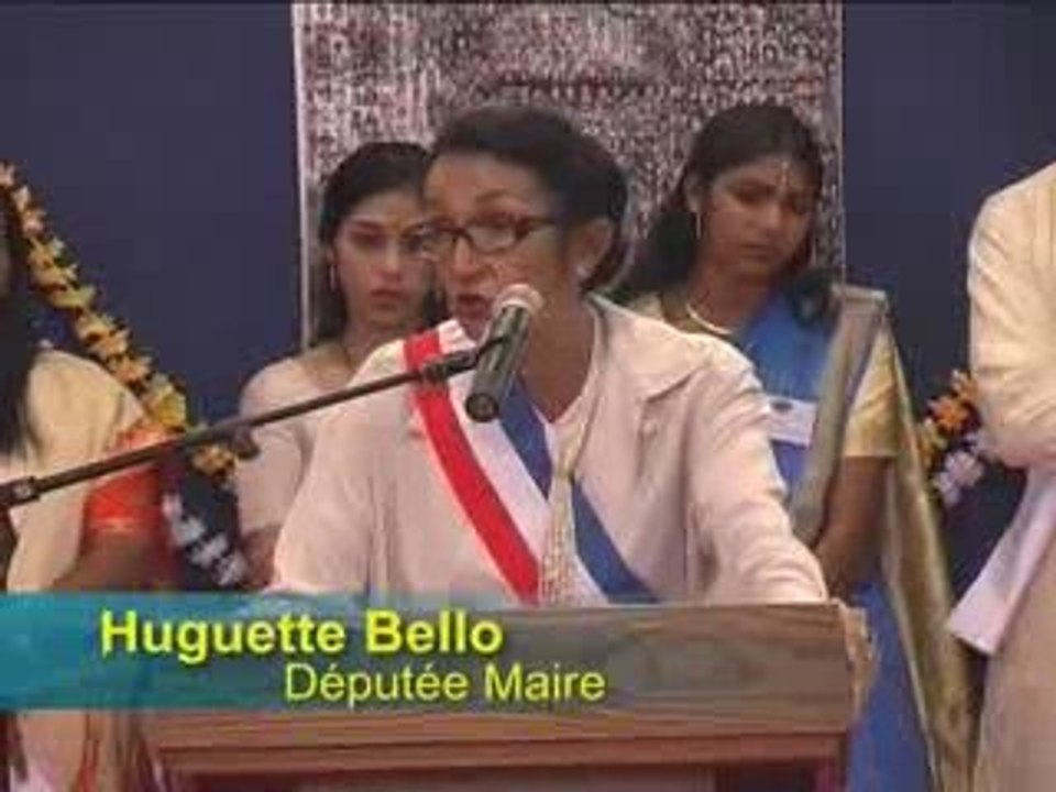 Huguette Bello discours à La Saline