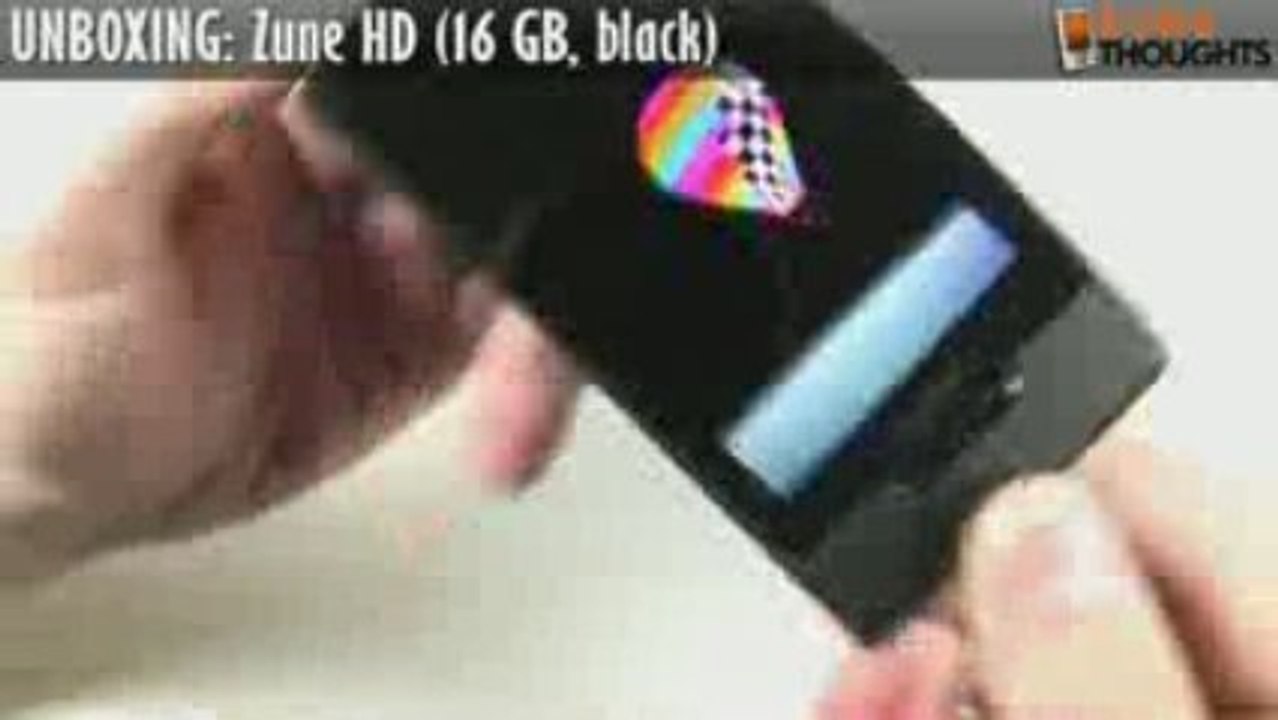 UNBOXING: Zune HD (16 GB, black)