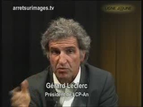 Hortefeux - Gérard Leclerc (LCP-An) reconnait un problème