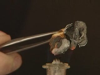 Змея» — разложение глюконата кальция