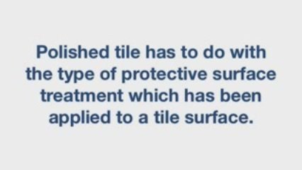 Glazed and Unglazed Ceramic Tile