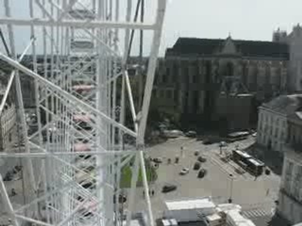 Nantes : vue aérienne grande roue