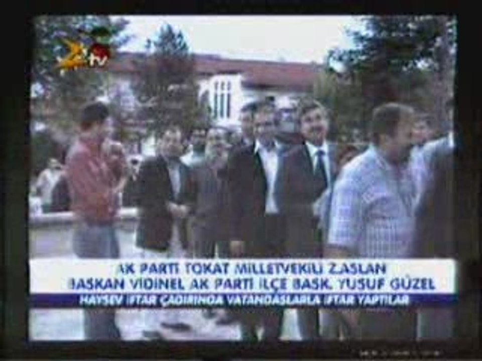 BAŞKAN VİDİNEL AKŞAM İFTAR ÇADIRINDAYDI