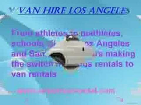 Airport Van Rentals In Los Angeles,San Francisco,California,