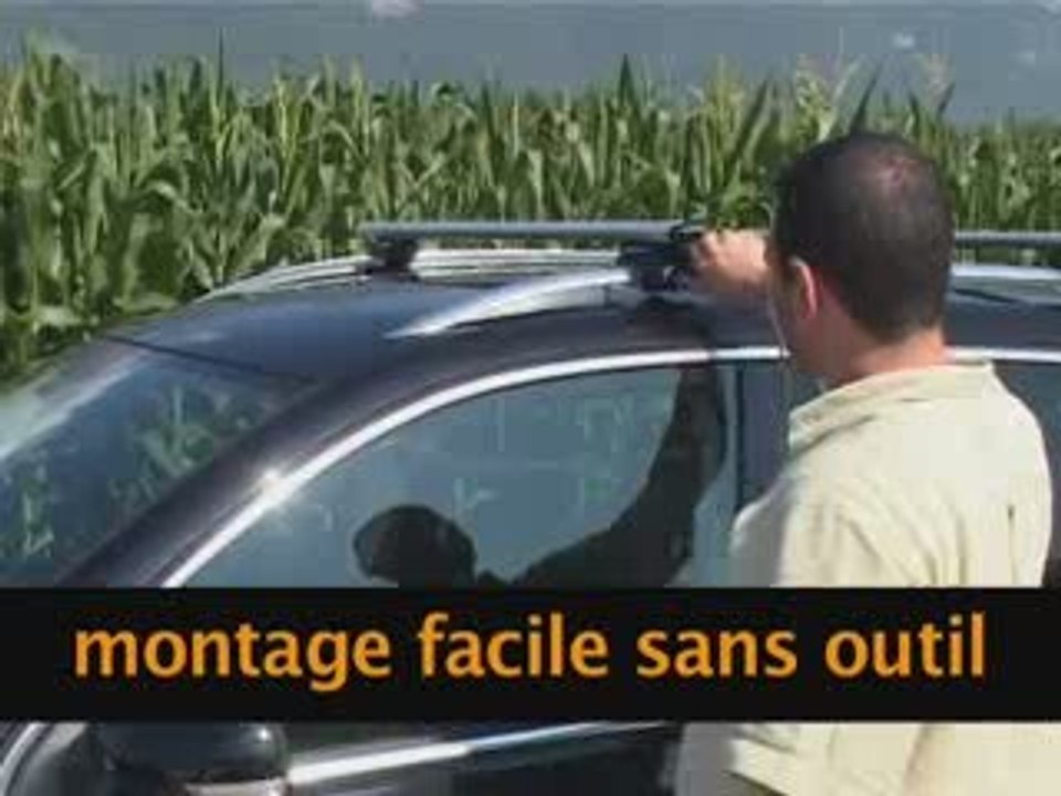 Barres de toit en alu pour véhicule