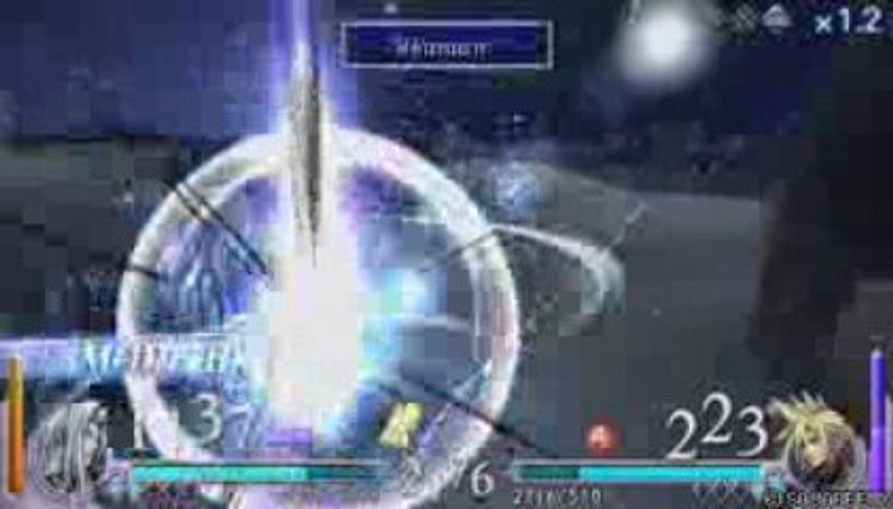 DISSIDIA final fantasy Sephiroth VS Cloud strife