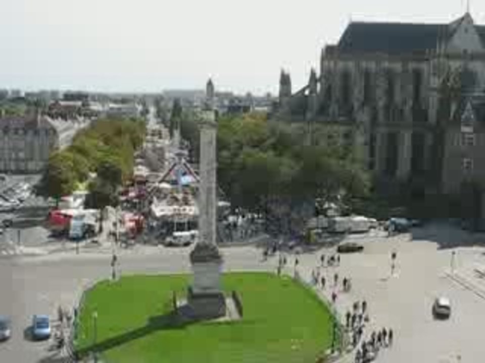Nantes : vue aérienne grande roue