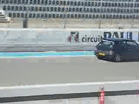 Ma Clio 16s au circuit du castellet
