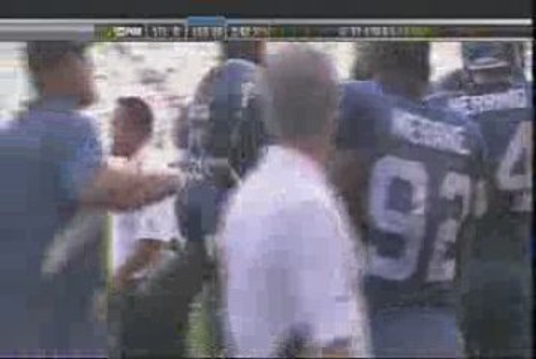 Julius Jones TD run