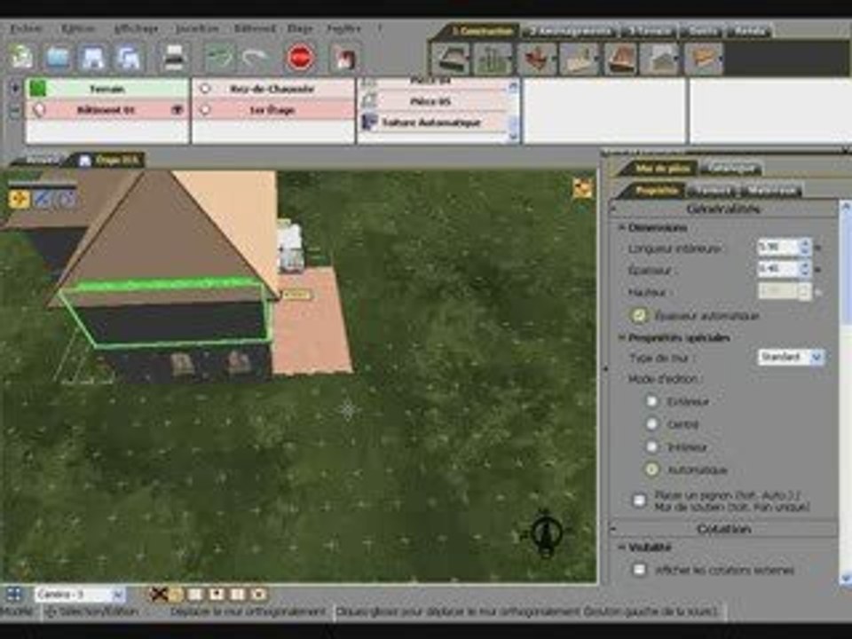 Architecture 3D 2010 Tutoriel 15 La toiture