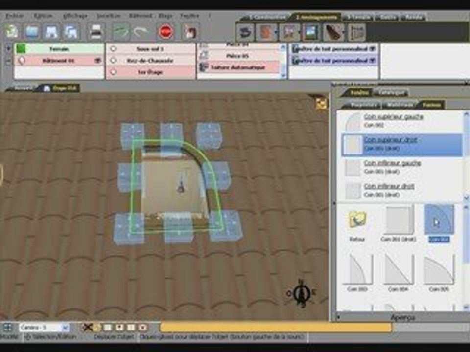 Architecture 3D 2010 Tutoriel 17 Les fenêtres de toit