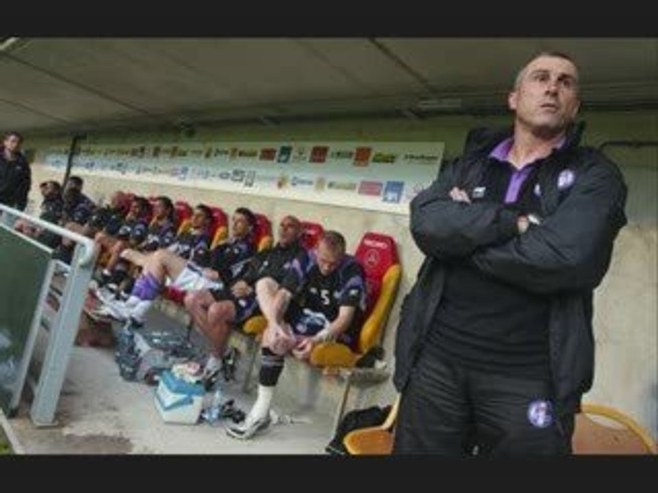 Alain Casanova - conférence de presse avant Partizan - TFC