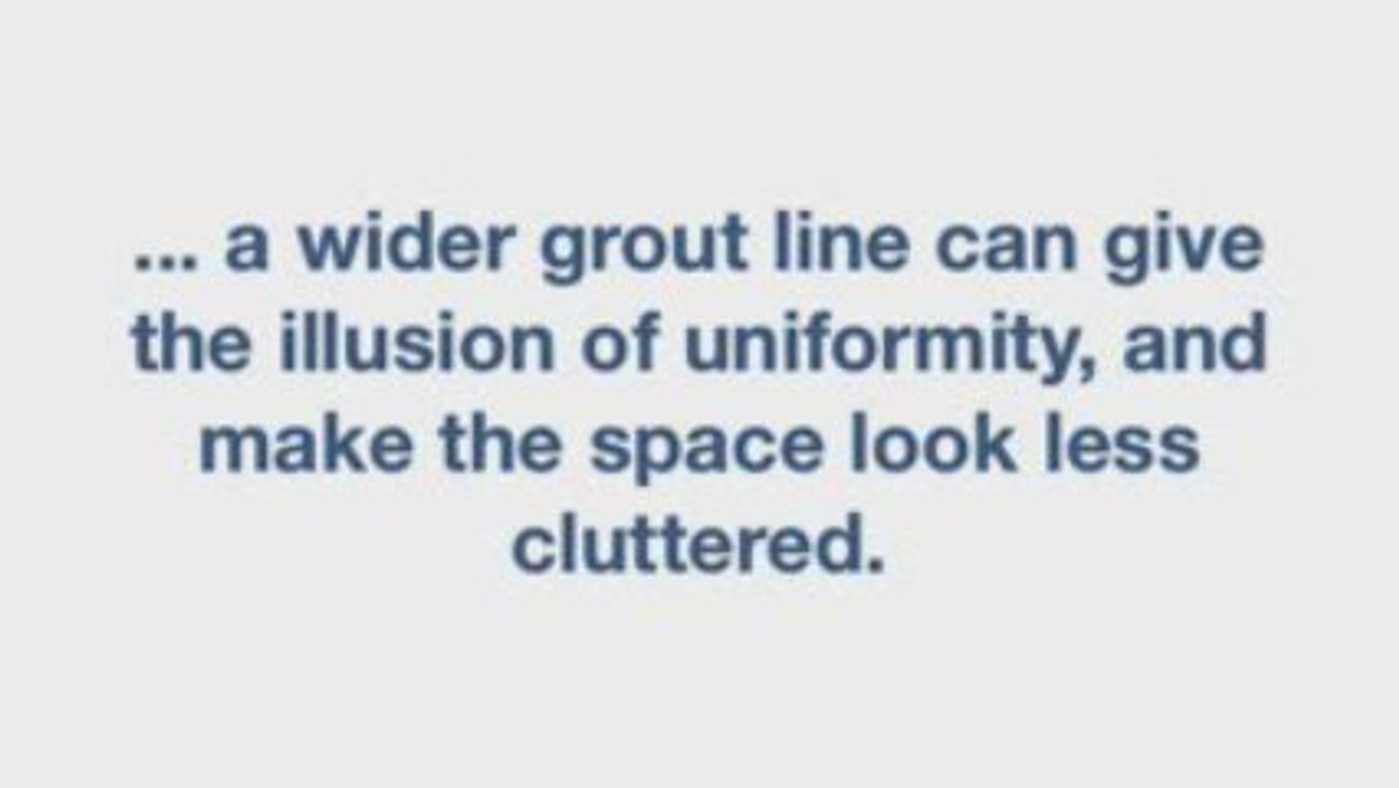 About Grout Lines For Tile Floors