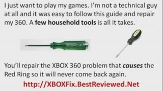 XBOX 360 3 Red Lights Fix - EASY Home RROD Fix 100% Works!