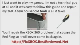 XBOX 360 Red Ring Of Death Fix - RROD Fix, Play later today!