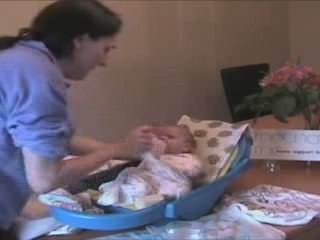 Bathing a Newborn Baby