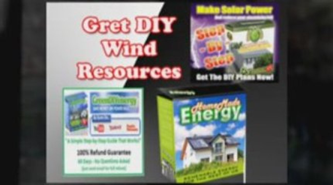 DIY Wind Power Help