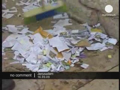 Nettoyage du mur des lamentations