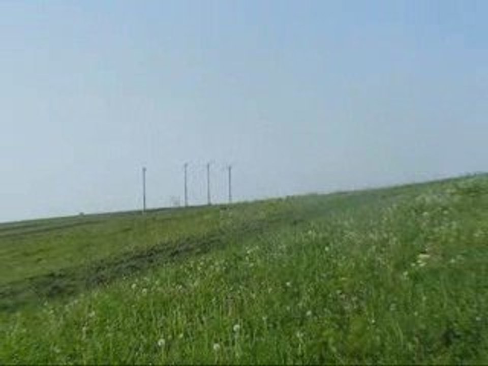 Wind turbines in Tureni, Romania