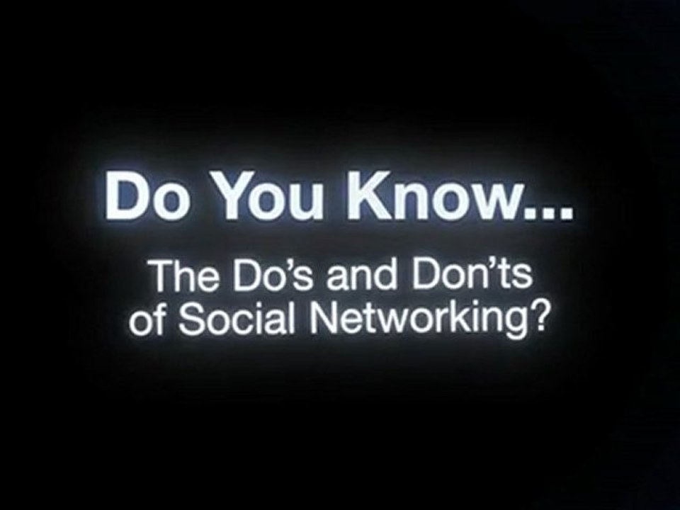 AVG Tutorials | Do's and Don'ts of Social Networking