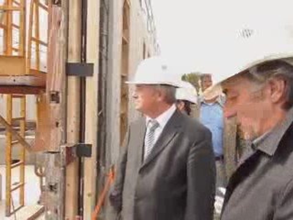 Visite guidée de la future caserne de Caudry