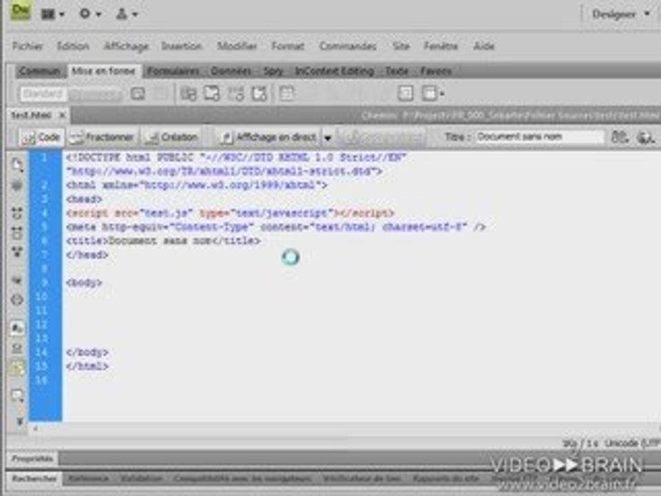 AJAX : Utilisation de JavaScript