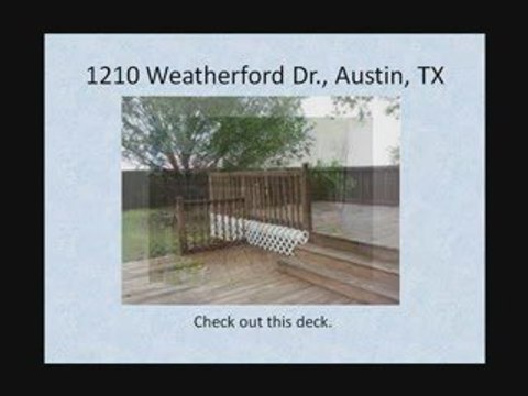 Owner Financed Home In Austin Texas