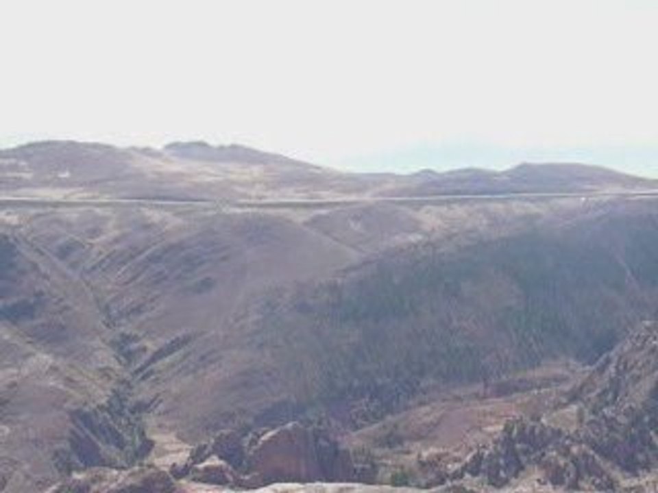 Le paysage en haut du col