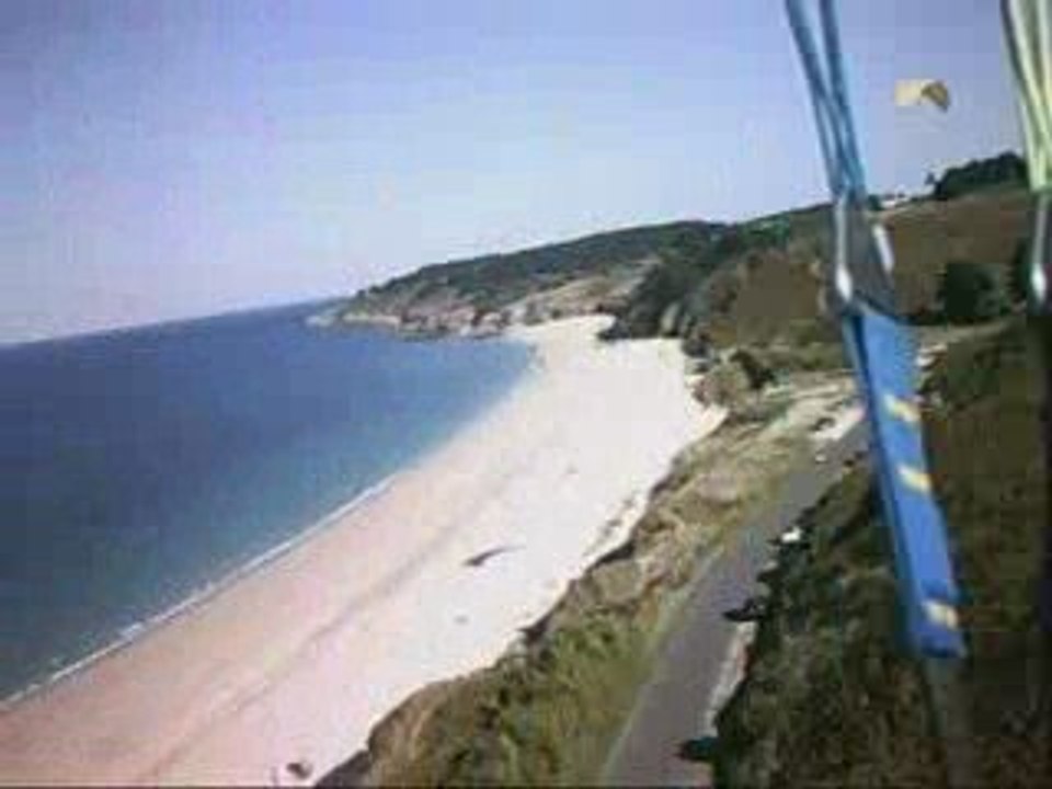 Parapente belle île en mer