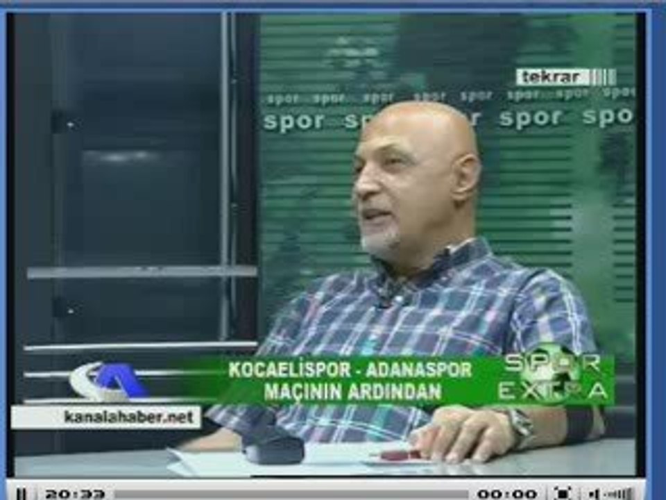 adnan ercanla kocaeli maçı sonrası değerlendirme.