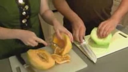How to Cut a Melon