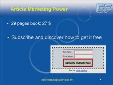 Easy Article Marketing - Article Marketing