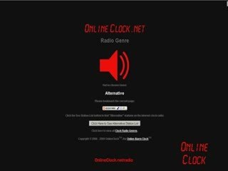 Clock Radio Online - OnlineClock.net/radio