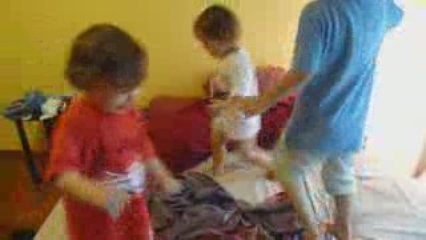 On saute sur le lit des parents !!!!!