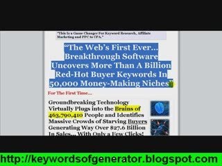 Red-Hot Buyer Keywords In 50,000 Money-Making Niches