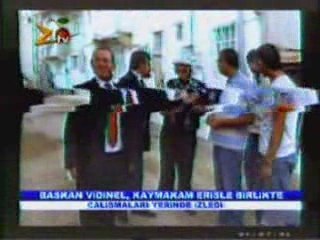 Zile'de Şehir içi yol yapım çalışmaları