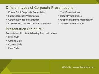 Effective Corporate Presentation Tips