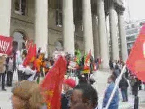 La CGT Renault Douai à la bourse de Paris le 17 septembre