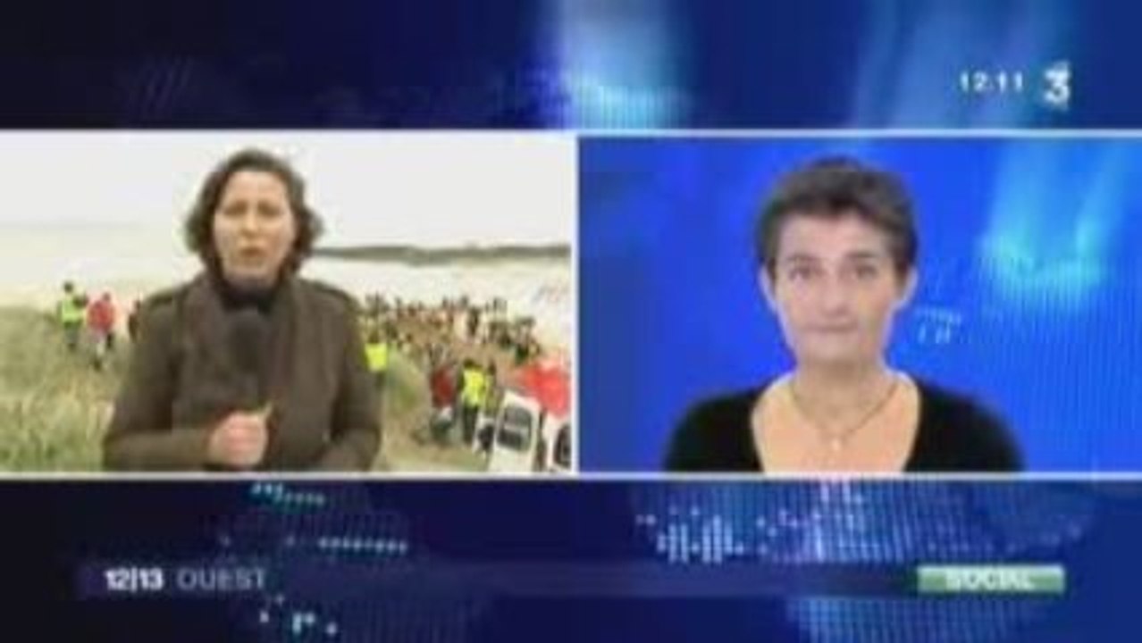 JT France3 12/13 direct de Beg Léguer