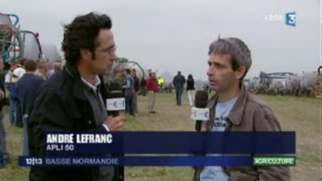 grève du lait : rassemblement près du Mont-Saint-Michel