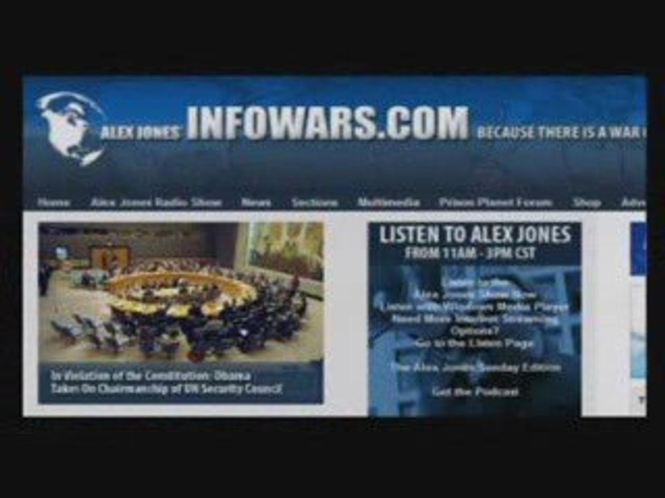 Charlie Sheen on the Alex Jones Show 9/15/2009 Part 4/5