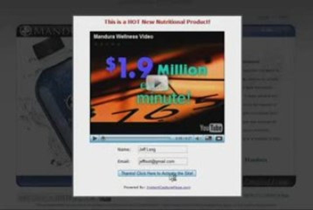 Instant Capture Page by Jeff Long