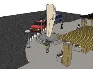 Travaux préparatoires de la Fontaine d'Arlets