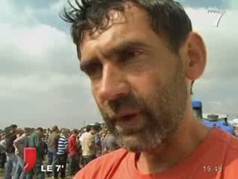 Opération coup de poing des producteurs de lait (Loire-Atlantique)