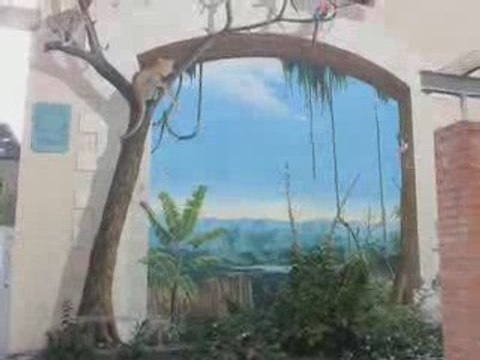 Nantes : fresque rue Monteil