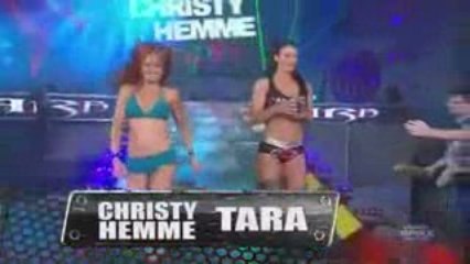 Tara & Christy Hemme vs Angelina Love & Velvet Sky