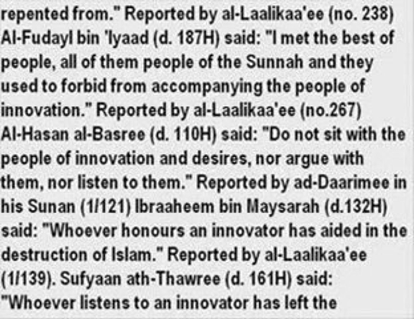 Innovations in Islam