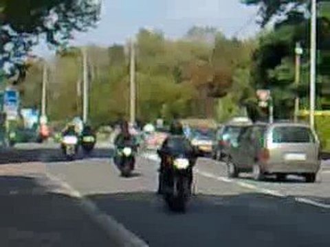 cortege mariage de motos... record battu? on l'espere!!!